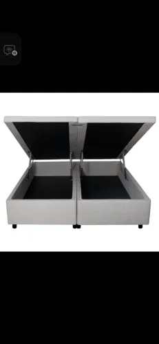 Base cama queen com baú - euro colchões