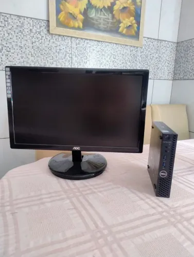 Computador completo Dell Mini i3 oitava geração 8gb memória ram ddr4