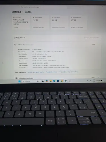 Notebook Dell  intel core i5