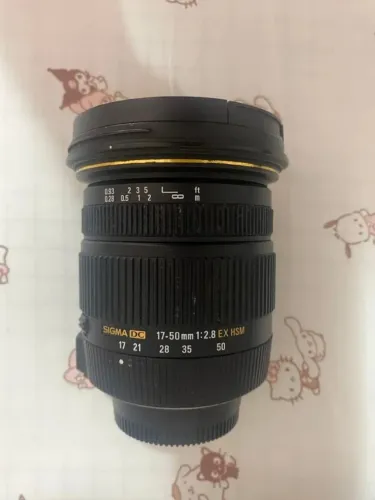 Lente Sigma 17-50mm F/2.8 EX HSM Para Câmeras DSLR