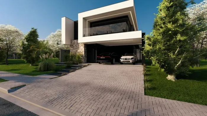 Oportunidade sobrado condominio Terras Alpha, 3 suítes sendo 1 com closet, piscina, escrit