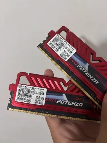 Memória Ram 2x8gb 2666mhz