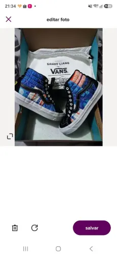 Vans Sk8 hi Bob Esponja 36