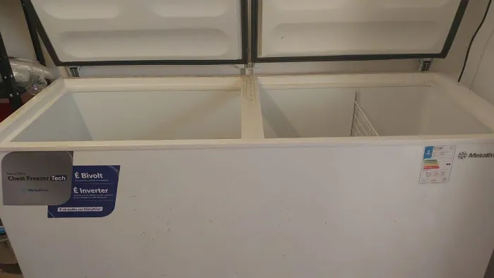 freezer 534 litros invert da metal frios