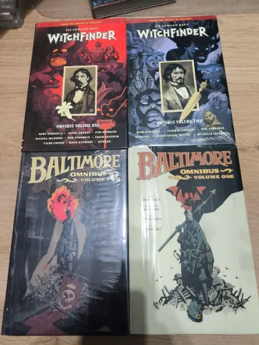Omnibus Witchfinder Vol 1 e 2 & Baltimore 1 e 2 - Mike Mignola - Importados e Lacrados
