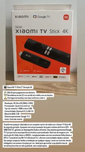 Xiaomi Tv Stick 4K 2 geração 