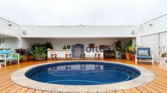 Cobertura com piscina e 4 vagas à venda, 403 m² por R$ 6.450.000 - Higienópolis - São Paul