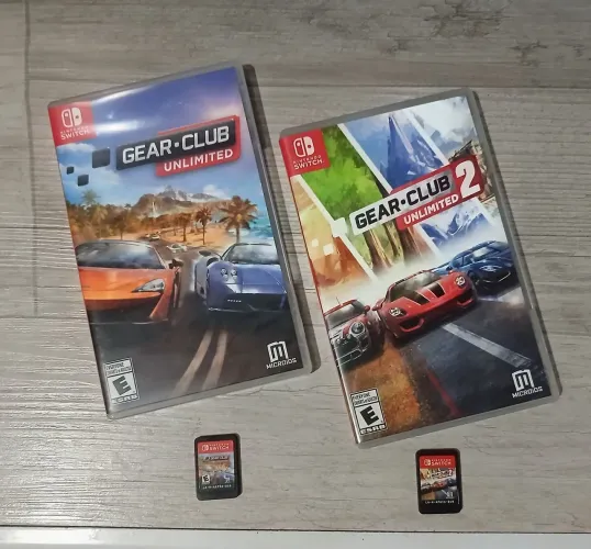 Nintendo Switch - Gear Club Unlimited 1 e 2 Combo Raro Jogo Nintendo Switch 