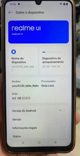 Celular Realme UI (8GB ) (256 de armazenamento)