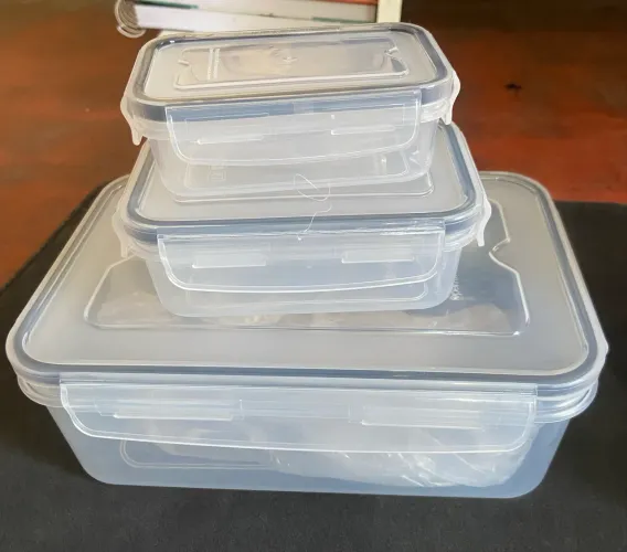 Kit Potes Herméticos 6 Peças - Novo