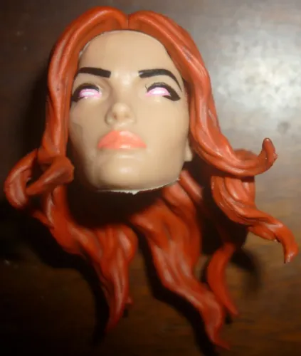 Cabeça Marvel Legends (head) Stepford Cuckoos Hasbro Ruiva original (Usado)