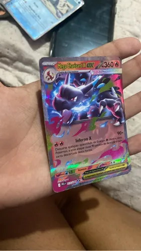 Venda-se carta Pokémon, MEGA CHARIZARD X EX (160 reais)