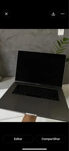 MacBook Pro 15 2017 com Touchbar para retirada de peças 