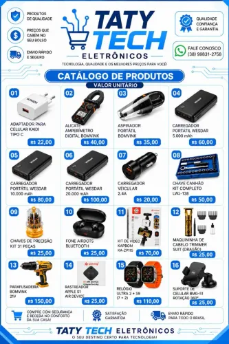 Produtos variados