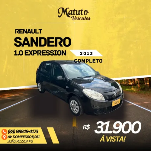Renault Sandero Expression Hi-flex 1.0 16V 5P 2013