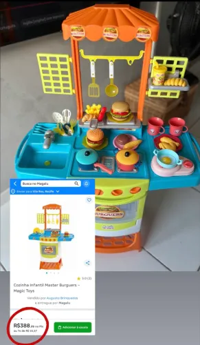 Cozinha Infantil unissex