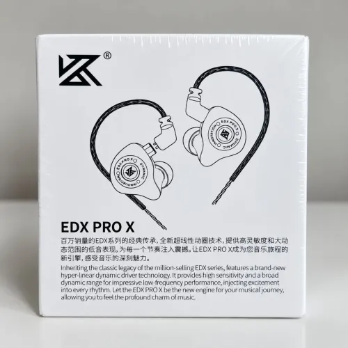Fone KZ EDX PRO X Profissional com microfone Novo - Lacrado.