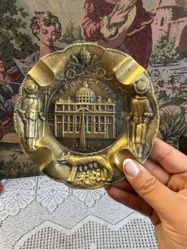 Cinzeiro Roma antigo em bronze 