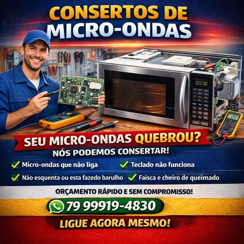 CONSERTO DE MICRO-ONDAS 