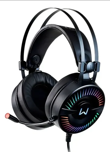 Fone Gamer over-ear Warrior Flama PH306 com Luz LED