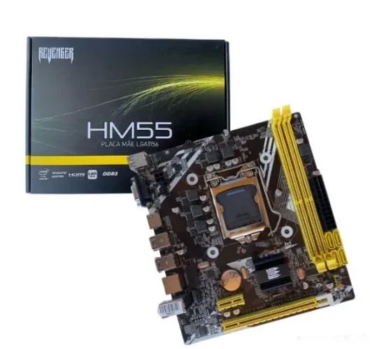 Placa Mãe Intel 1155 H55 DDR3 *NOVA COM GARANTIA*