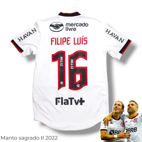 Manto II Flamengo 2022 - Filipe Luís | Preparada para jogo