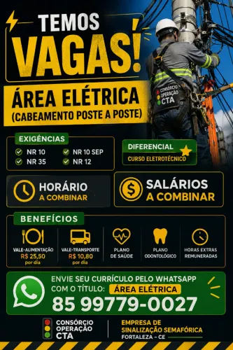 Eletricista Poste a poste - Semaforica