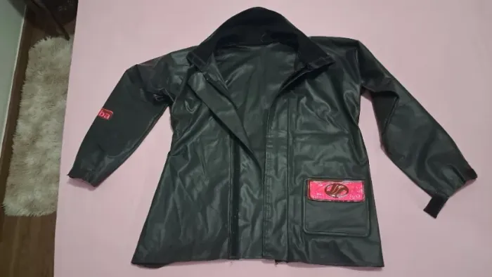 Capa Chuva Alba Moto Preta