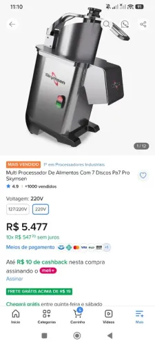 Multiprocessador industrial skymsen pro7