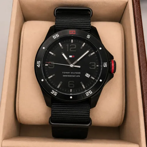 RELÓGIO TOMMY HILFIGER ORIGINAL - PRETO