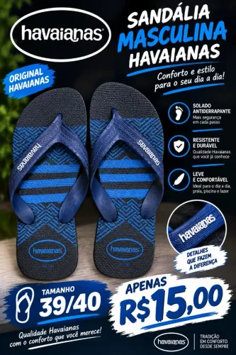 Sandálias havaianas
