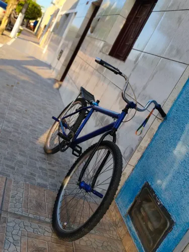Bike aro 26 azul, montadinha