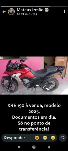 Moto XRE 2025