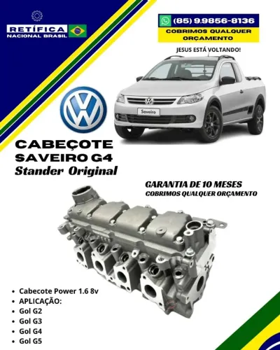 Promoção de Cabeçote Saveiro G4
