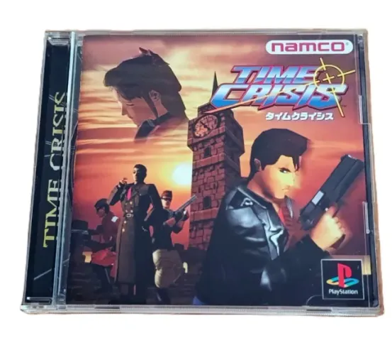 PS1 - Time Crisis Japonês Original Namco GunCon Light Gun