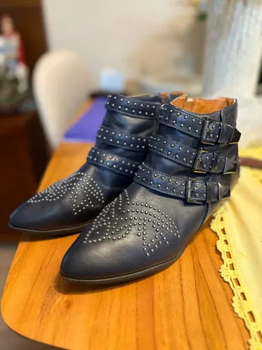 Bota couro Azul SCHÜTZ