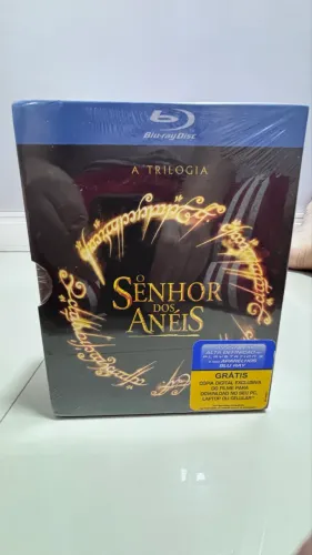 O senhor dos anéis - Blu-Ray - A trilogia (Lacrado)