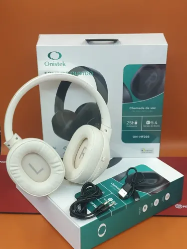 Fone De Ouvido Headphone Bluetooth 5.4 25 horas de Autonomia Headset