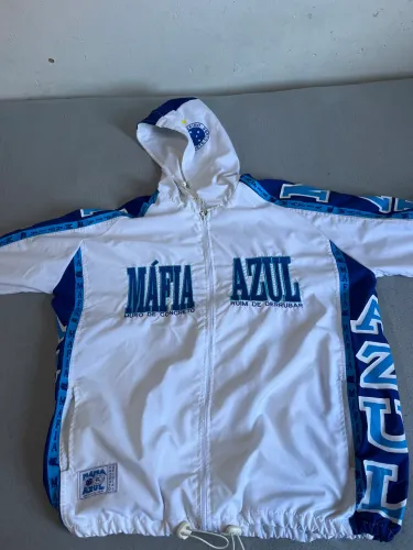 Jaqueta Mafia Azul Ótimo Estado