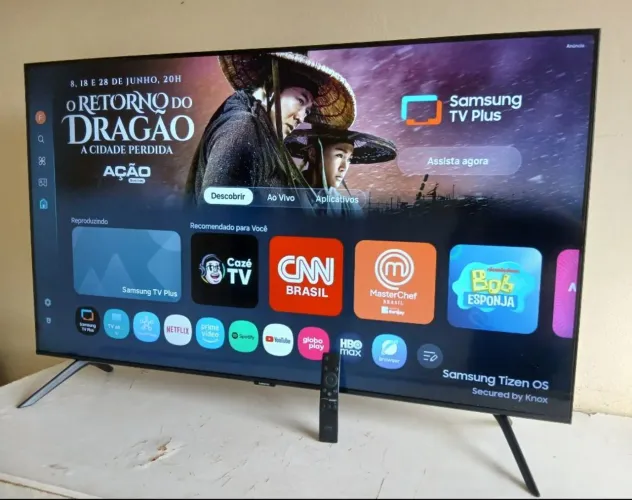 Smart tv grande 50 4K Samsung Crystal