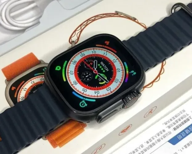 Smartwatch Ultra Plus 49MM Tela Super Amoled Faz e Recebe Chamadas Relógio Saúde Esportes