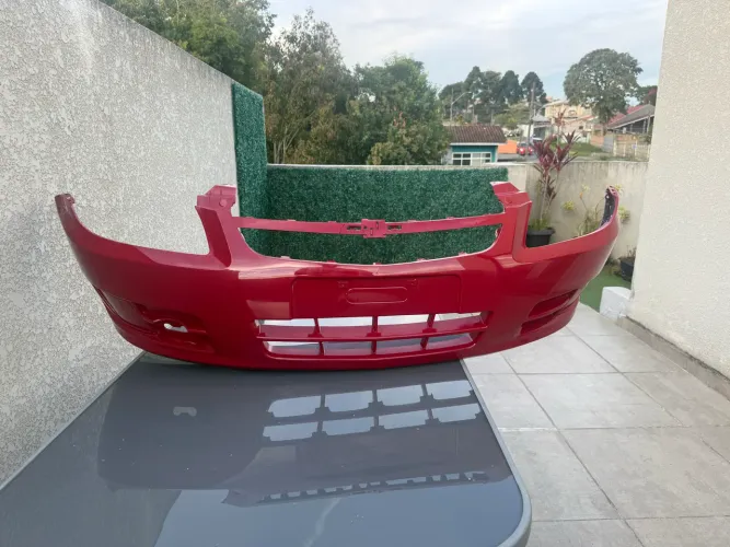 Para-choque Dianteiro Vectra 2009 a 2011 - Pintado Vermelho Lyra