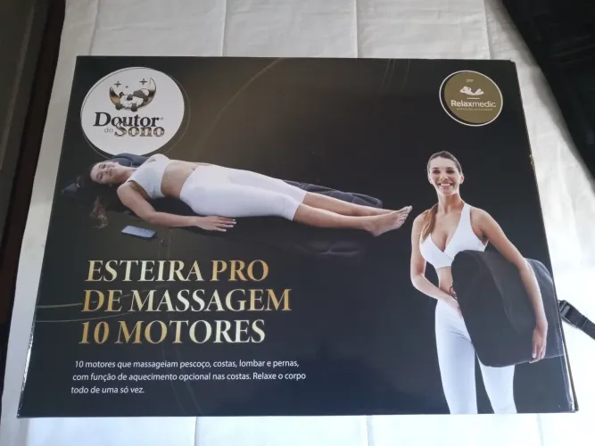 Esteira Pro vibratória de massagem 10 motores