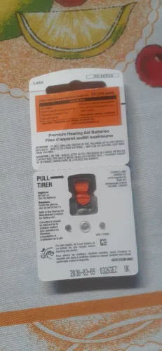 Pilhas para aparelho de surdez 