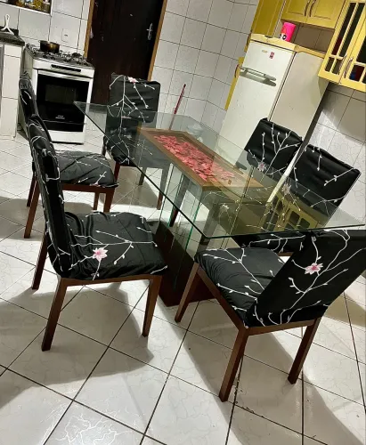 Mesa de jantar + 6 cadeiras (Sylvia Design)