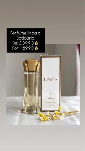 Perfume feminino linda o Boticário