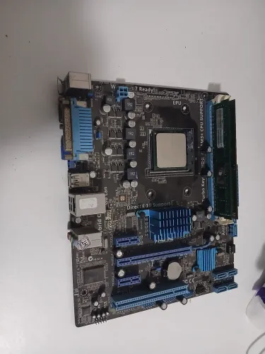 Kit placa mãe amd com 5gb ddr3