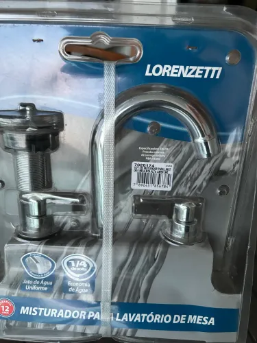 Torneira misturador lavatório de mesa Lorenzetti
