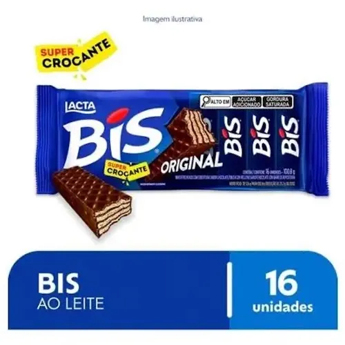 BIS LACTA ORIGINAL 100,8G CAIXA FECHADA C/65 UND