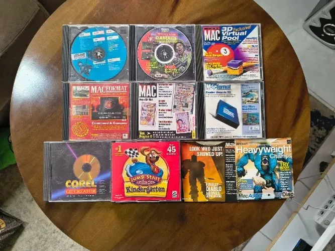 Lote jogos Mac CD-ROM